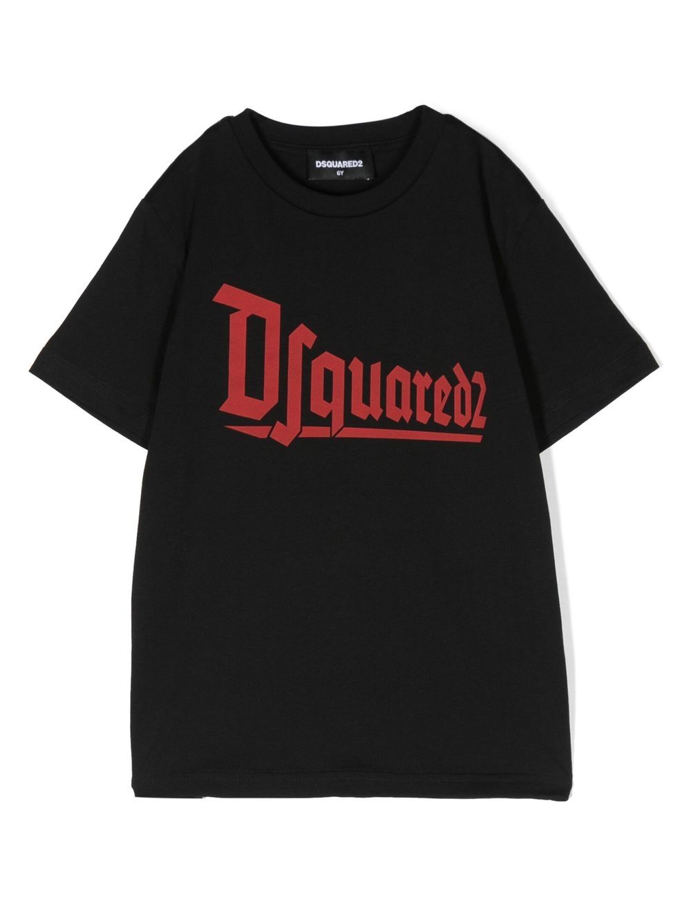 

Dsquared2 Kids playera manga corta con logo estampado - Negro