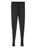 Melitta Baumeister Hole elasticated-waist leggings - Black
