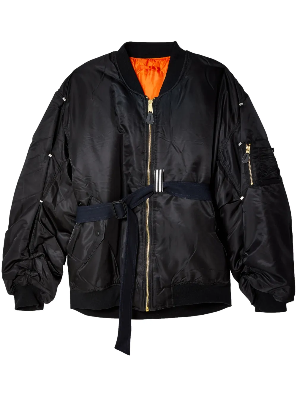 Marina Yee logo-patch Fold Bomber Jacket - Farfetch