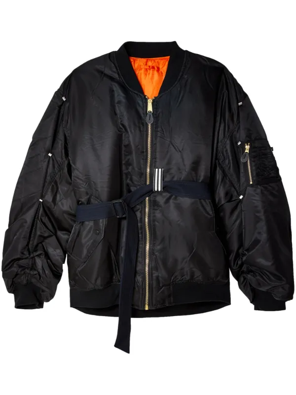ジャケット・アウター MARINA YEE UPCYCLE MA-1 bomber jacket Marina Yee 2022AW COLLECTION | WHITE ALBUM.
