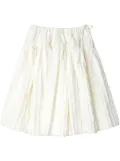 Cecilie Bahnsen Rosie textured miniskirt - White