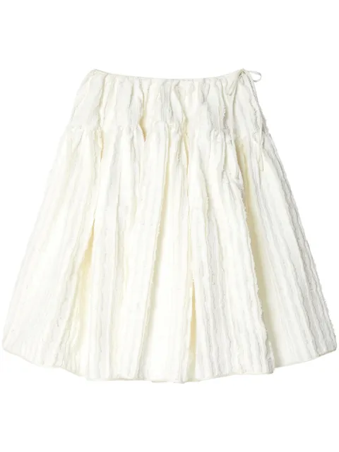 Cecilie Bahnsen Rosie textured miniskirt
