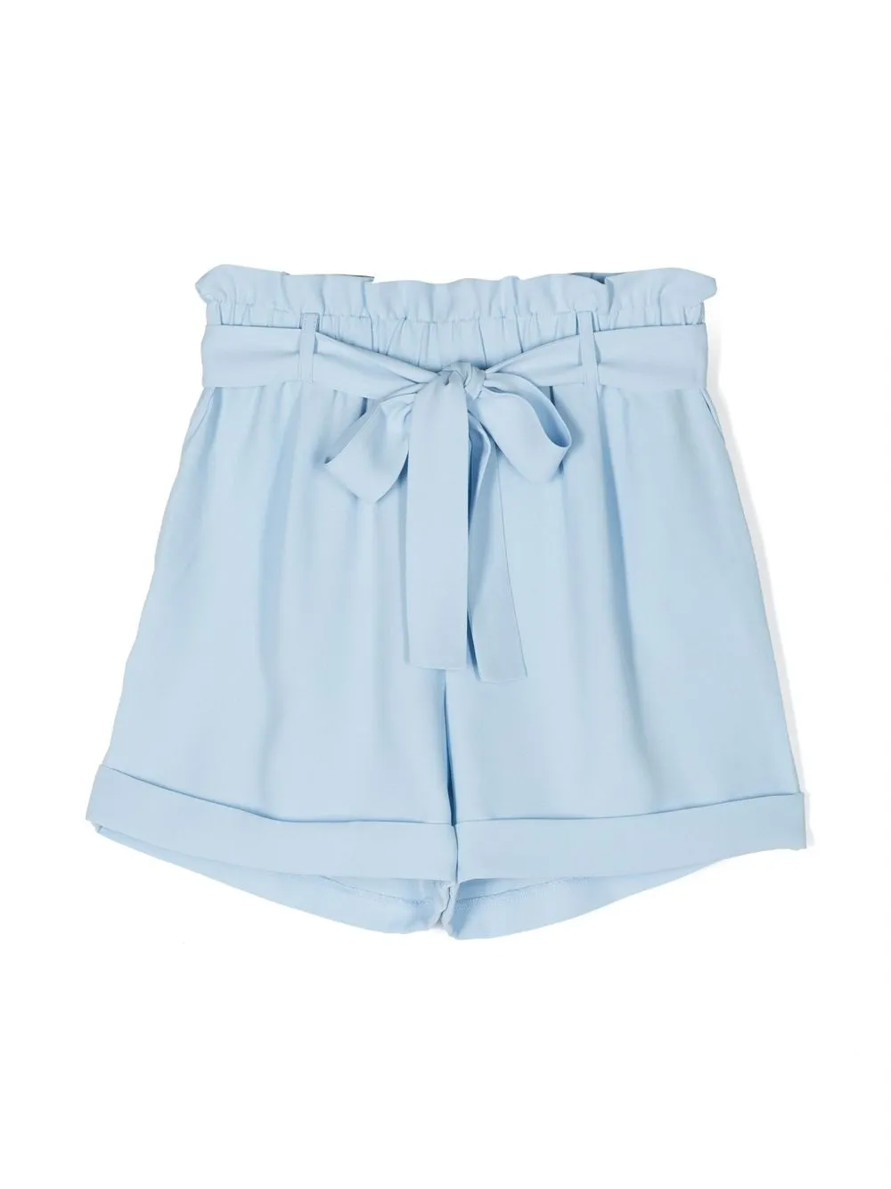 

LIU JO elasticated-waist belted shorts - Blue