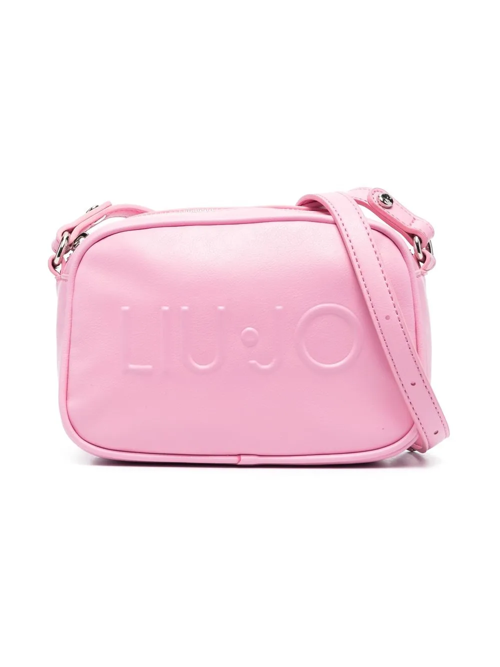 

LIU JO embossed-logo crossbody bag - Pink