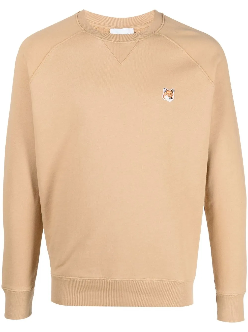 

Maison Kitsuné logo-patch sweatshirt - Neutrals