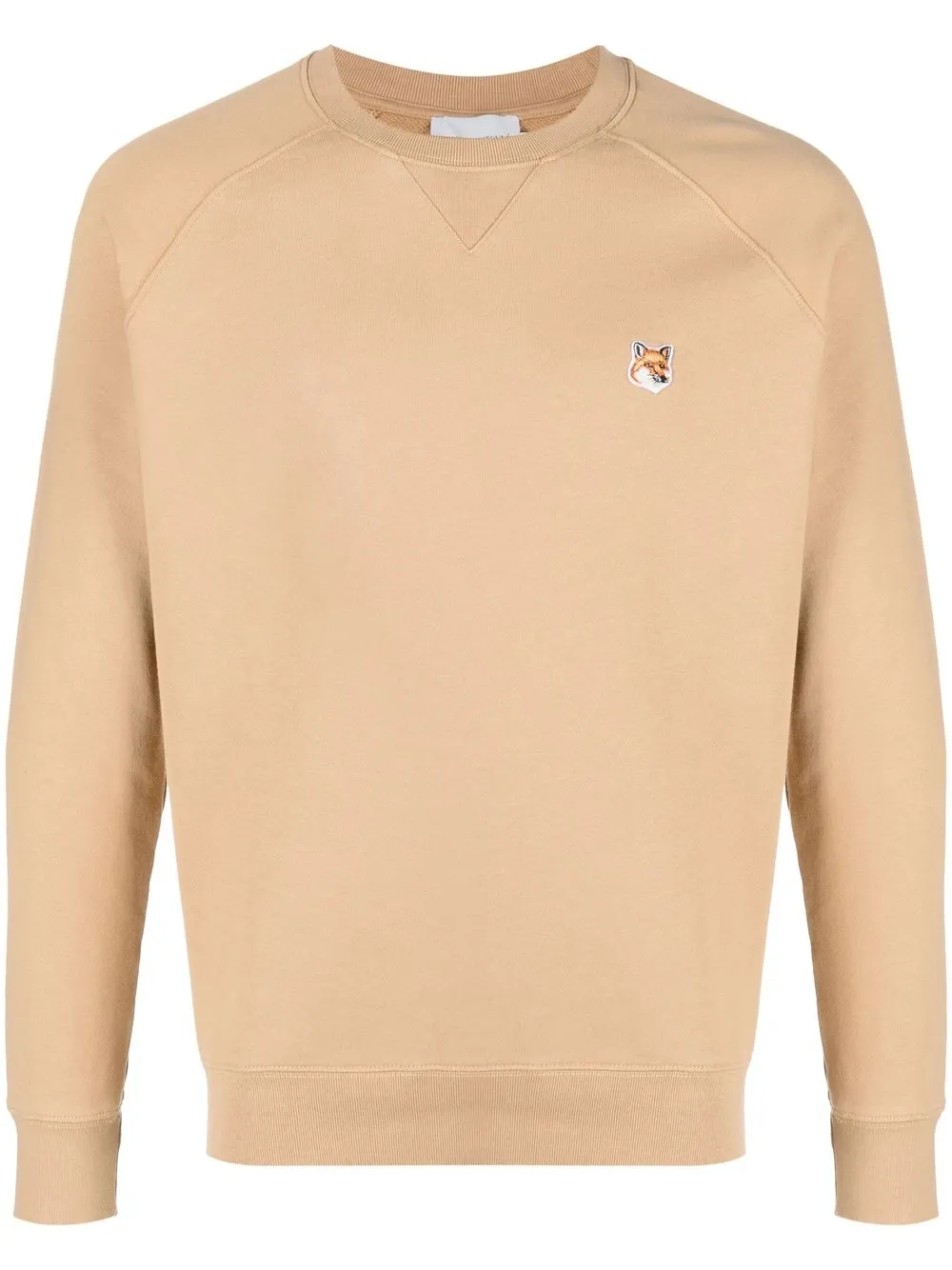 

Maison Kitsuné sudadera con parche del logo - Neutro