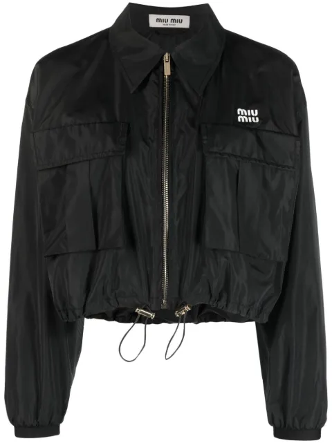 Miu Miu Bomber con stampa