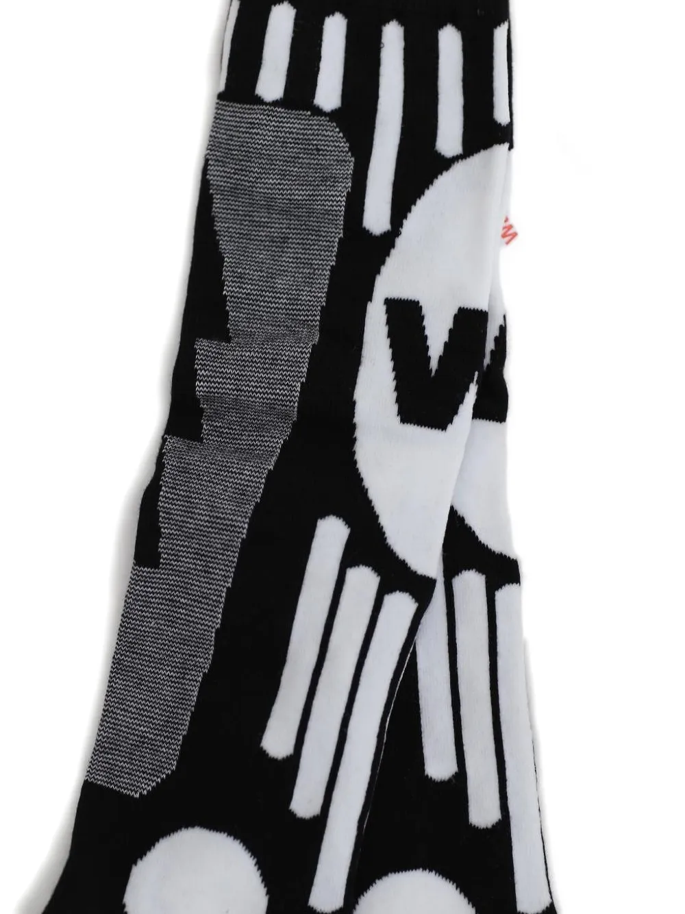 Walter Van Beirendonck Panelled Socks In Black