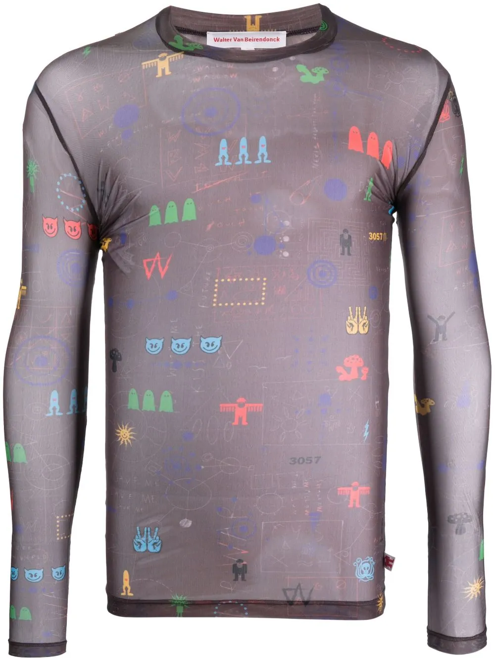 Walter Van Beirendonck playera Wirwar | morado | Image 1