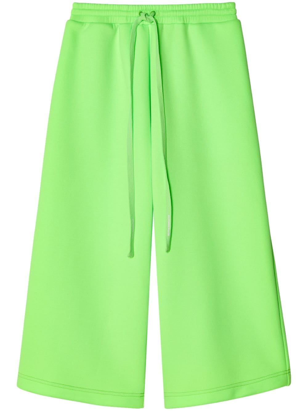 Melitta Baumeister Drawstring Cropped Lounge Trousers In Green