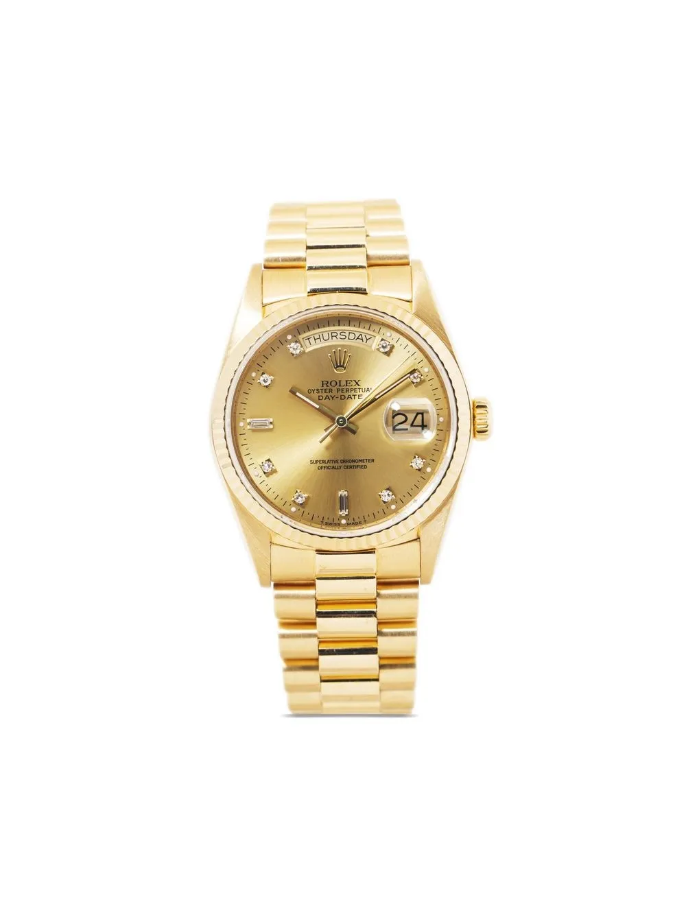 

Rolex pre-owned Day-Date 36mm - Yellow