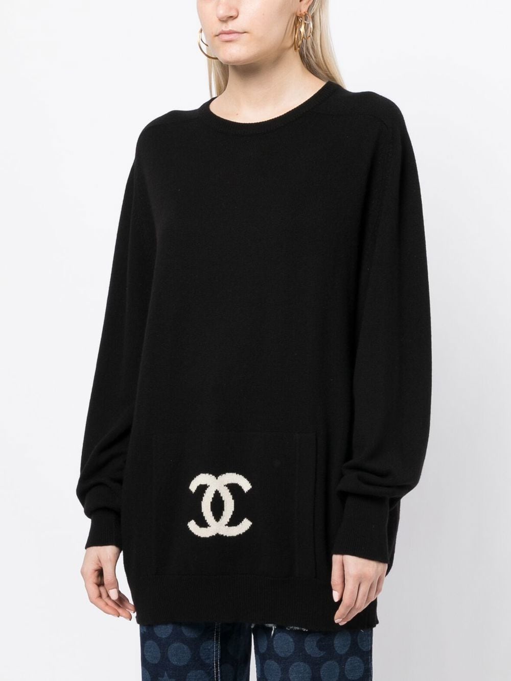 Chanel women's ecru cashmere and linen knee-length light-weight cardig – Loop  Generation