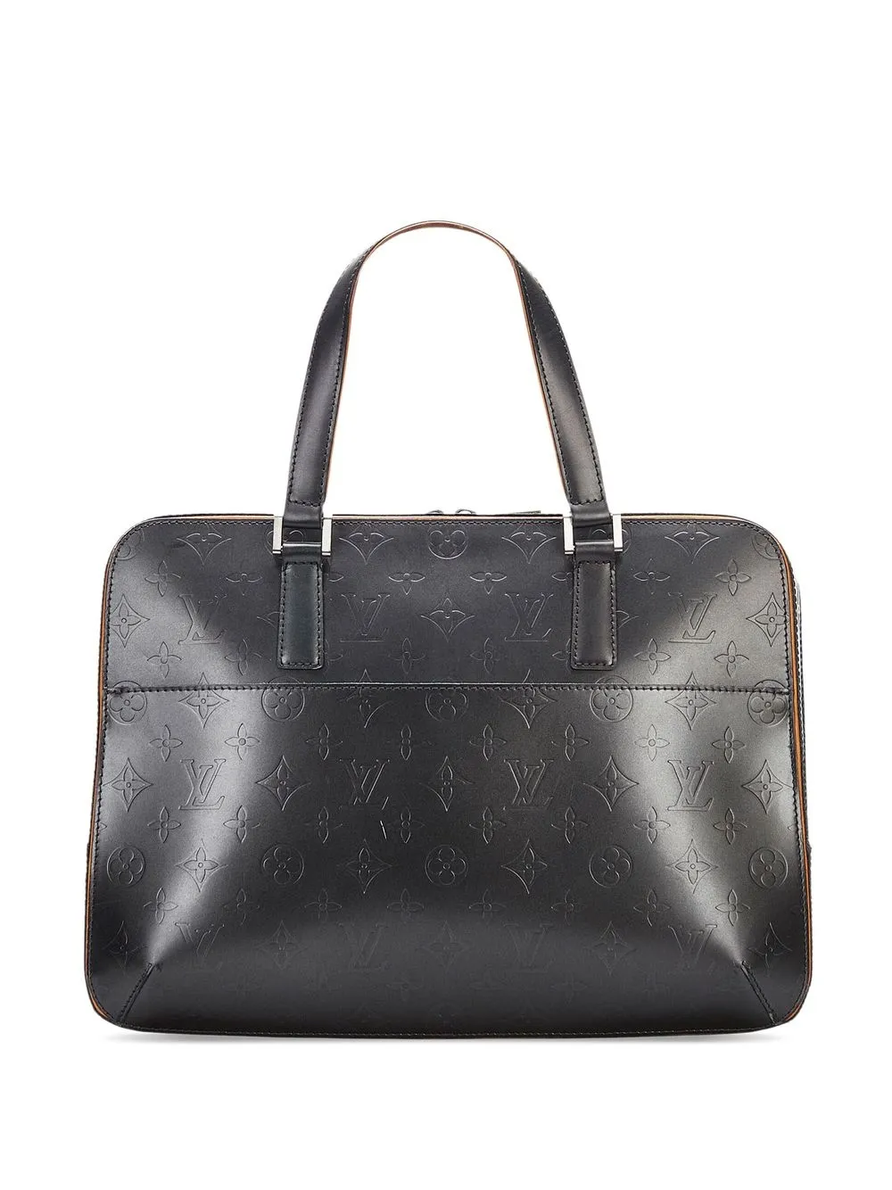 

Louis Vuitton 2002 pre-owned debossed monogram matte Malden handbag - Black