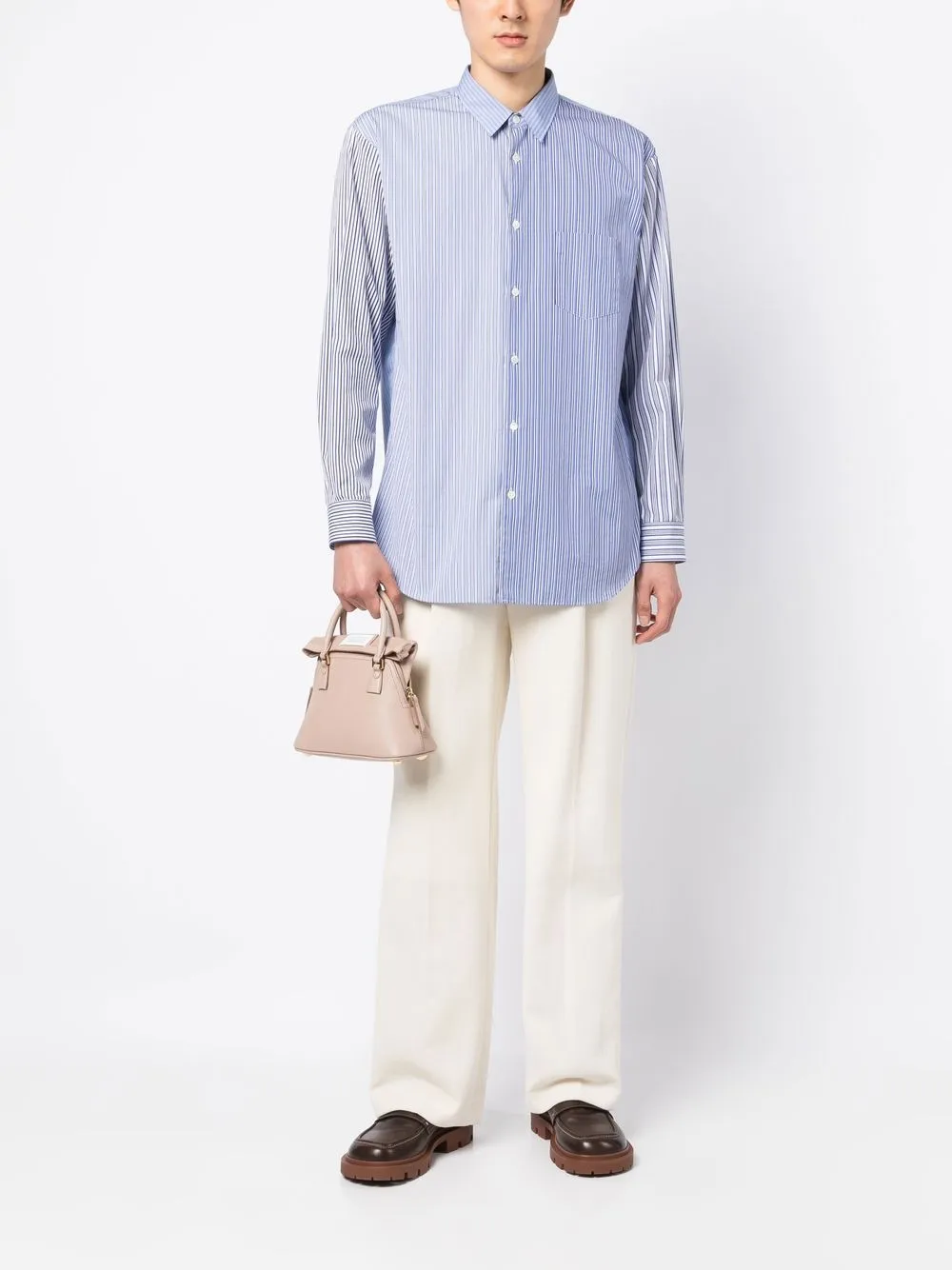 Maison Margiela Shopper met patch - Roze