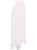 Maison Margiela Tabi knee-high socks - White