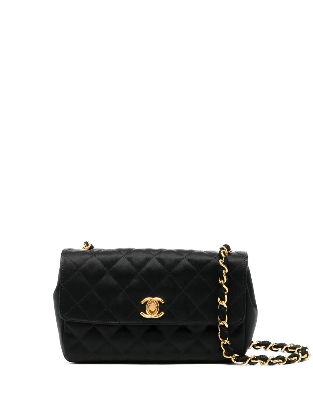 

CHANEL Pre-Owned 1985-1990s mini Timeless flap shoulder bag - Black