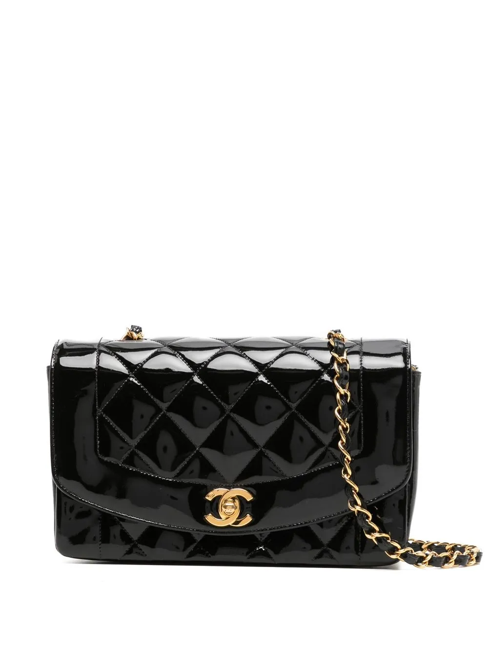 

CHANEL Pre-Owned 1995-1996 small Diana shoulder bag - Black