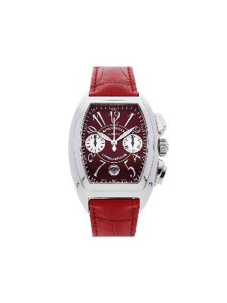 Franck Muller Pre Owned Conquistador Chronograph 40mm Farfetch