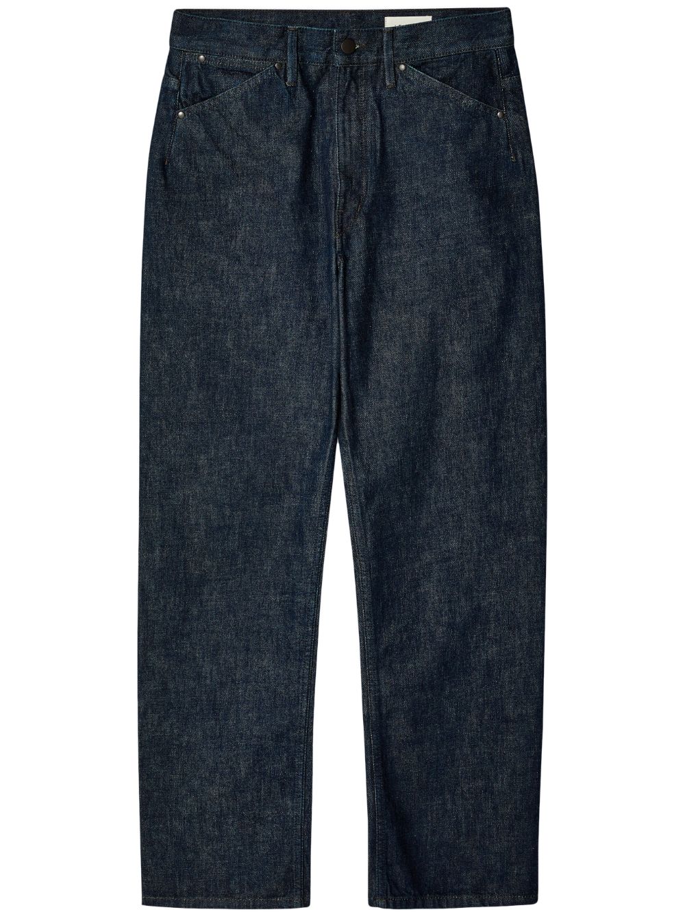 Lemaire Blue Seamless Jeans In Bl760 Denim Indigo