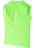 Melitta Baumeister fine-ribbed asymmetric-hem top - Green