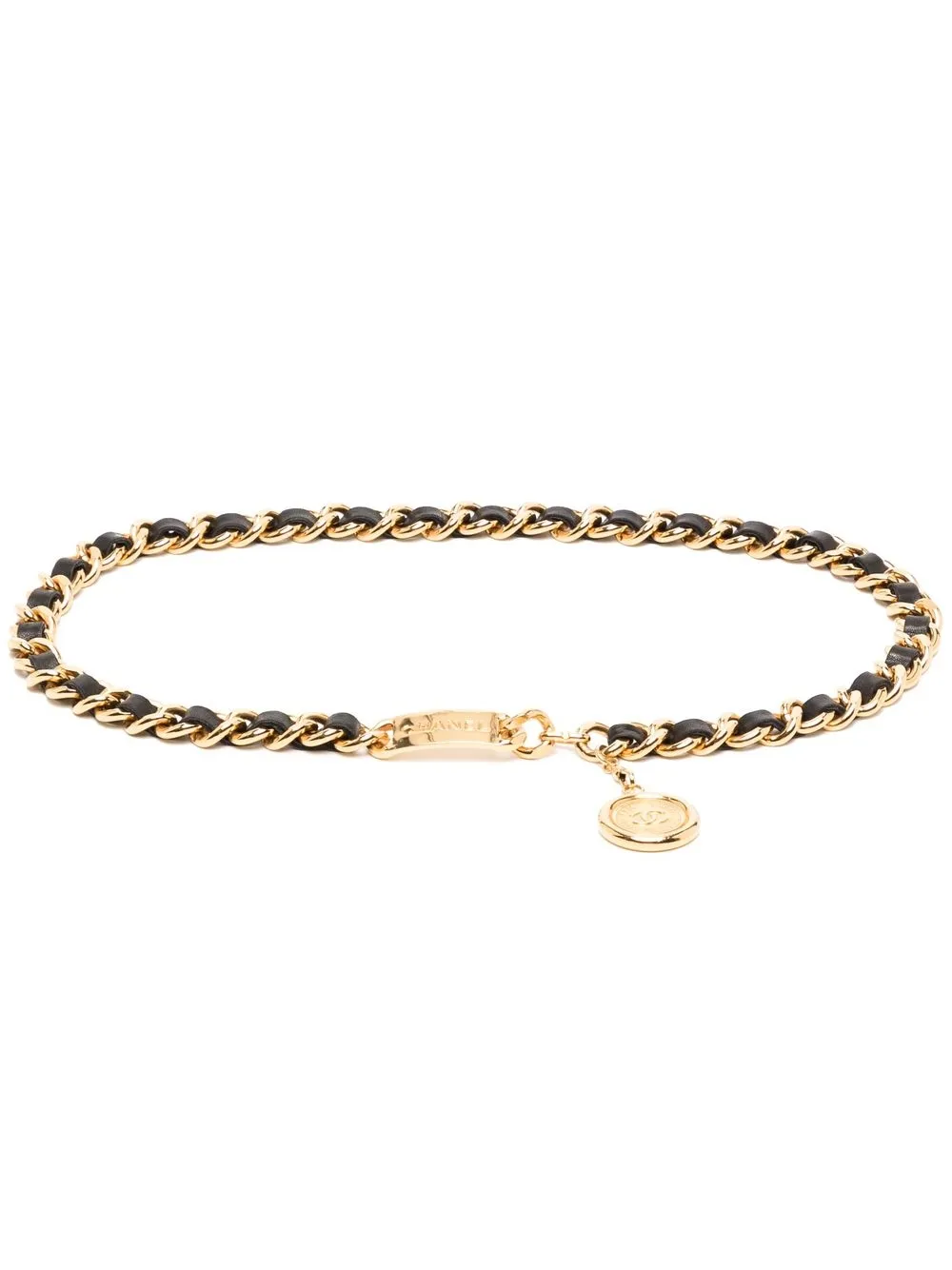 CHANEL Pre-Owned 1990-2000s CC Medallion Chain Belt - Farfetch