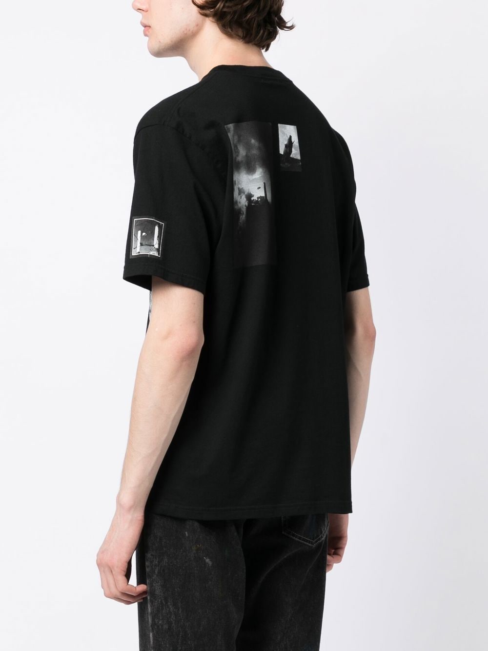 Shop Undercover Photograph-print T-shirt In Black