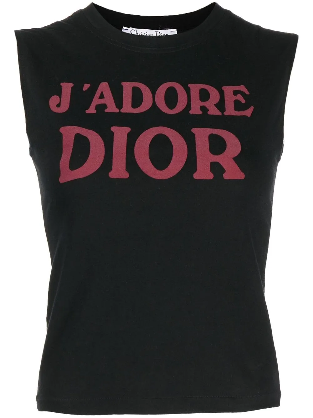 

Christian Dior 2002 pre-owned J'adore Dior tank top - Black