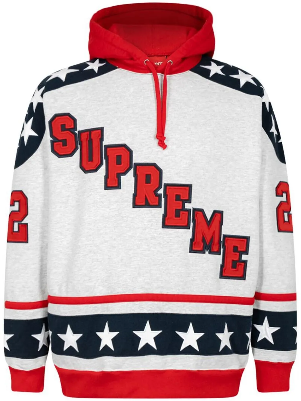 Red Supreme Logo Hoodie In USA With Cheap Price