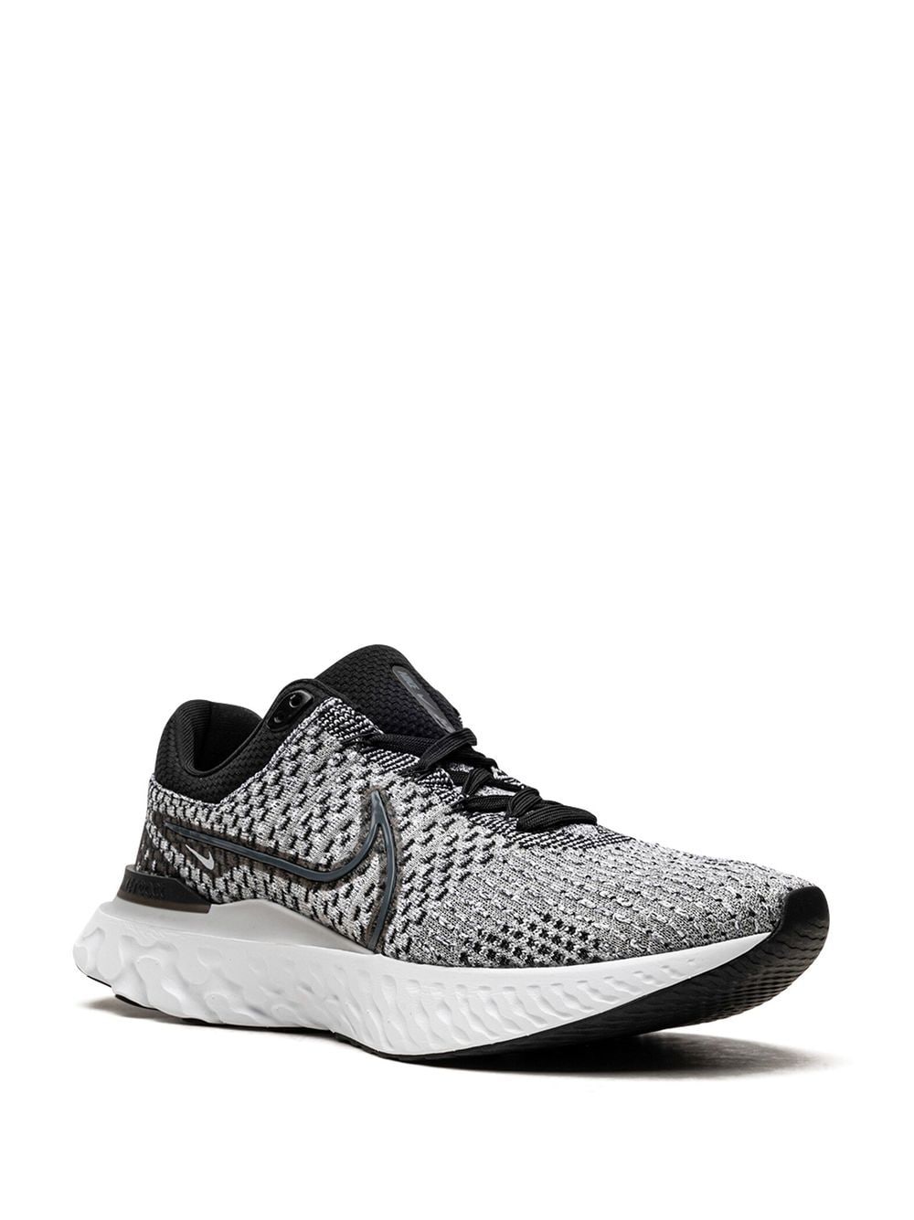 Shop Nike React Infinity Run Flyknit 3 "black/grey Fog/white/dark Smok" Sneakers