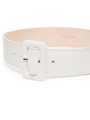 Maison Margiela メゾン マルジェラ エナメルレザーベルト ホワイト  