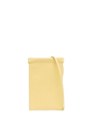 Maison Margiela four-stitch Leather Phone Holder | Yellow | FARFETCH AU