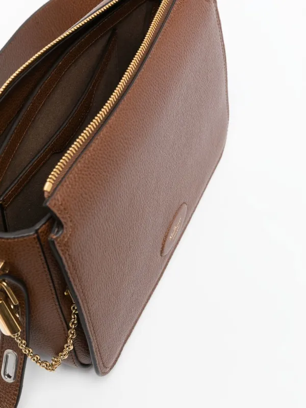 Mulberry Billie Leather Crossbody Bag | Brown | FARFETCH TR