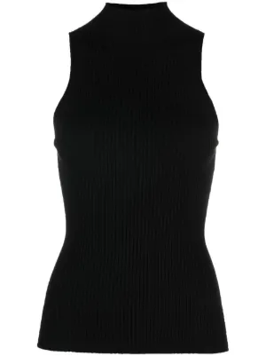 Pleats Please Issey Miyake プリーツ ハイネック トップ | ブラック