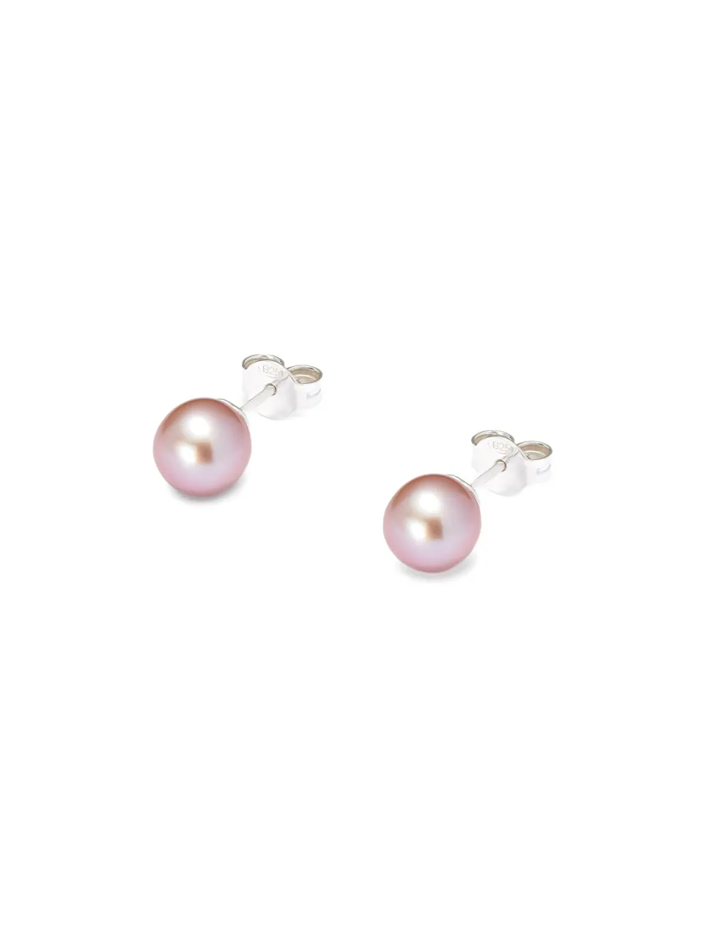 Hatton Labs pearl stud earrings - Zilver