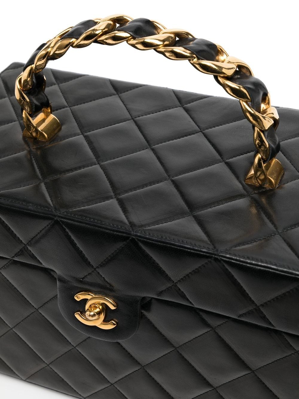 CHANEL Pre-Owned Mini diamond-quilted Vanity Bag - Farfetch