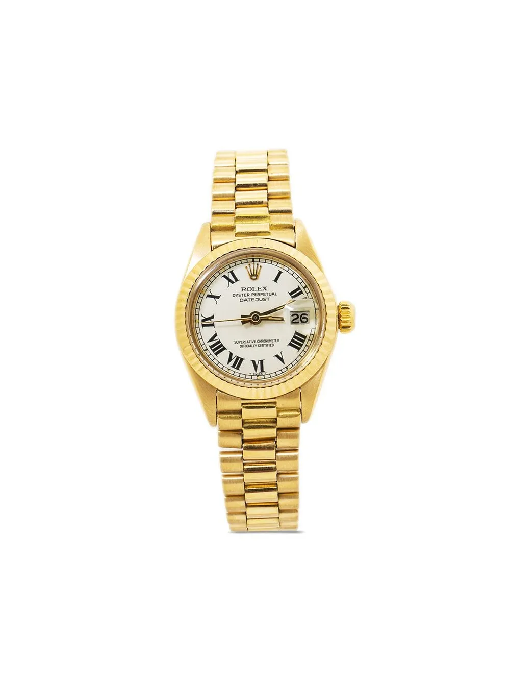 

Rolex pre-owned Datejust 26mm - White