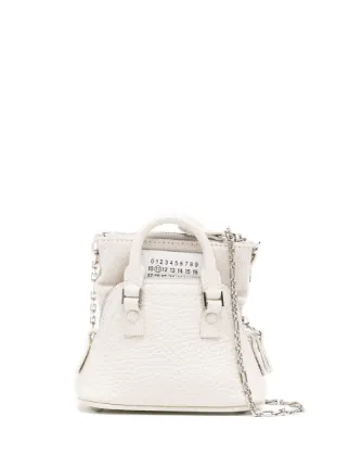 Maison Margiela 5AC Classique Baby top-handle Bag | White | FARFETCH
