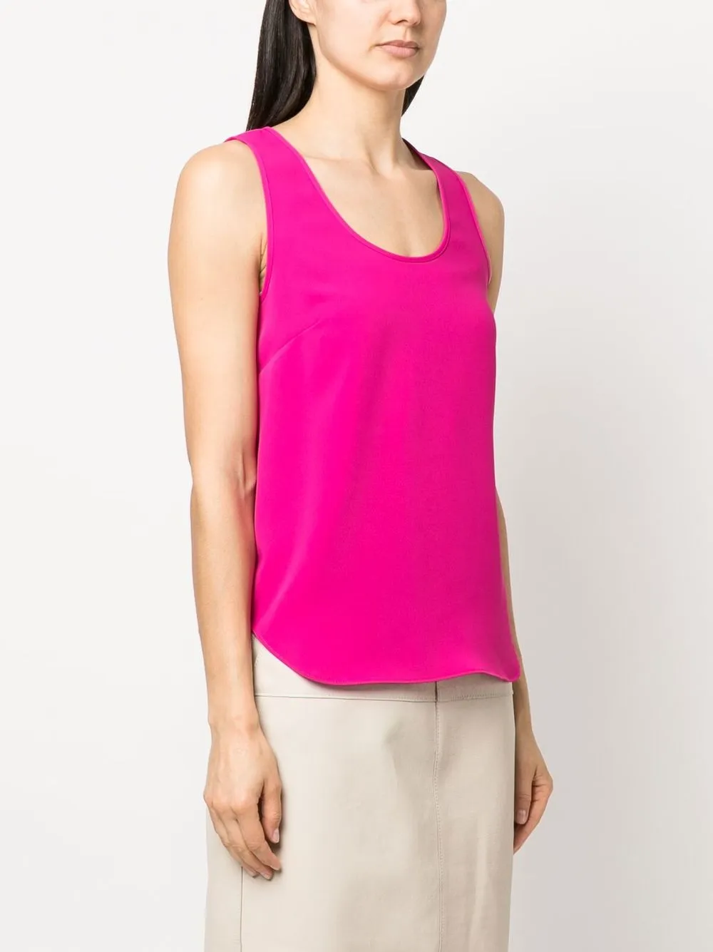 P.A.R.O.S.H. Scoop Neck Sleeveless Top Farfetch