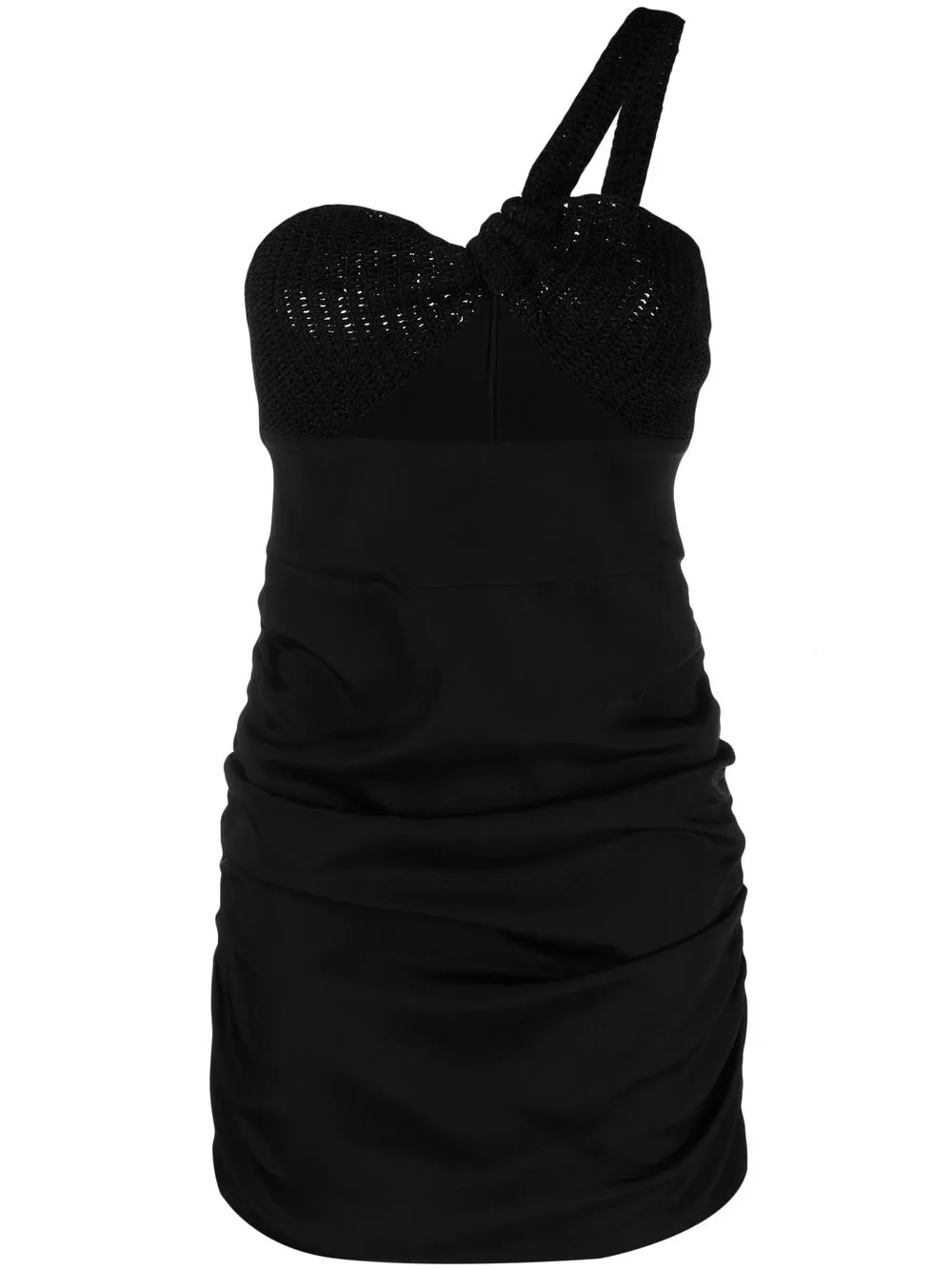 

The Mannei 'Arras' asymmetric mini dress - Black