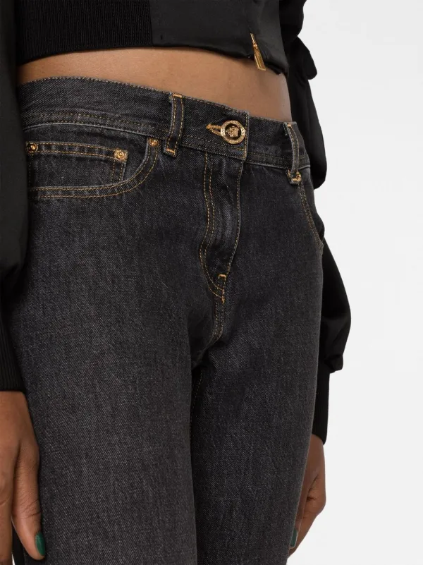 Two tone black best sale jeans