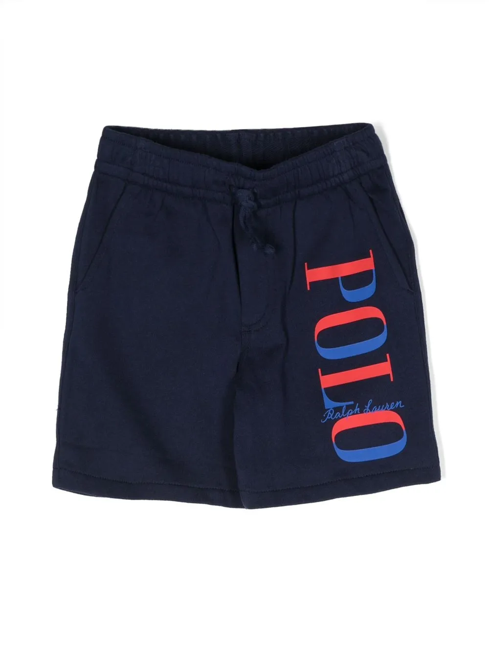 RALPH LAUREN LOGO-PRINT DETAIL SHORTS