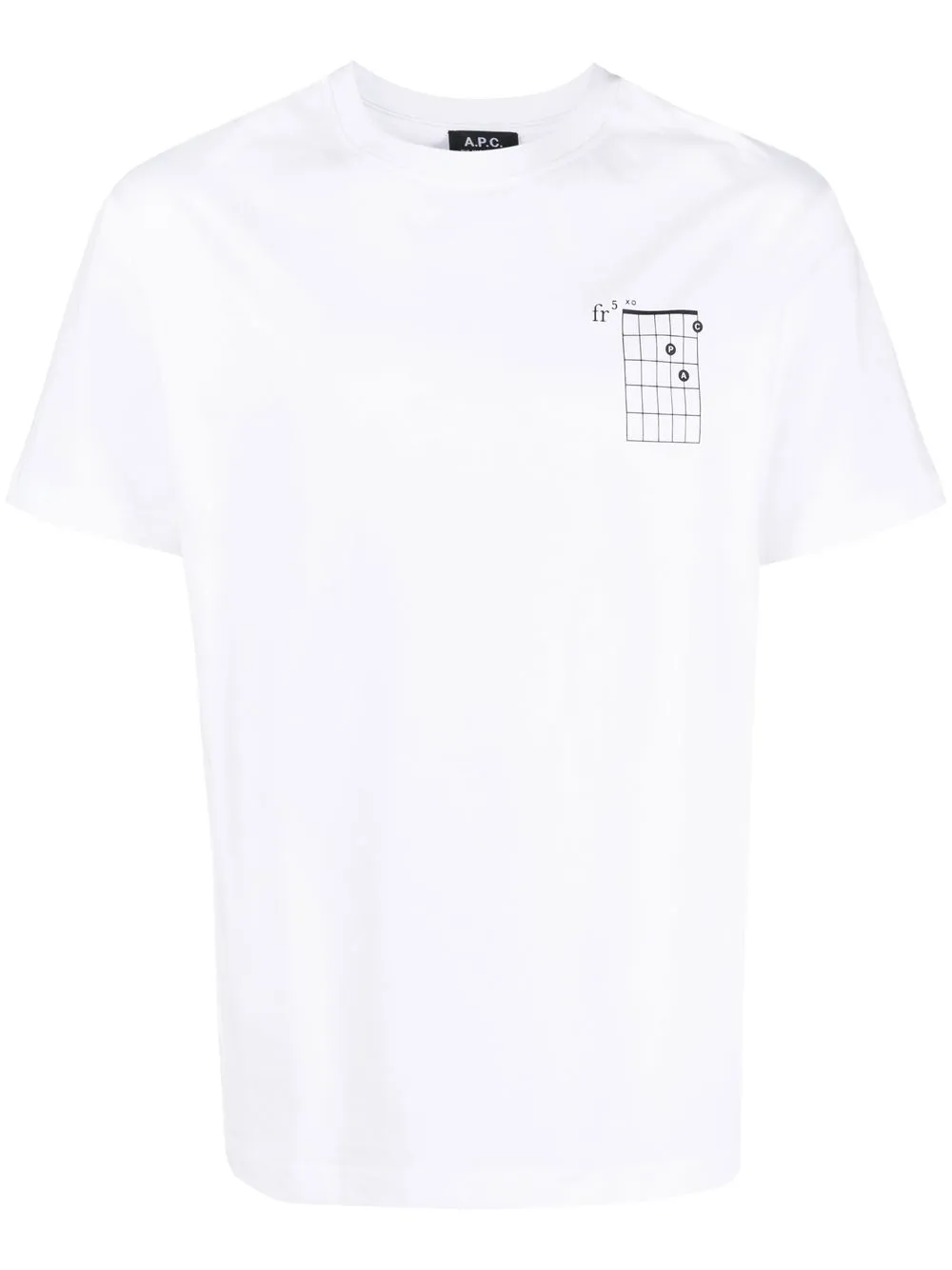 Apc Graphic-print Cotton T-shirt In White