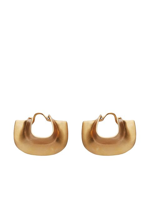 Ferragamo rounded hinge-pin hoops