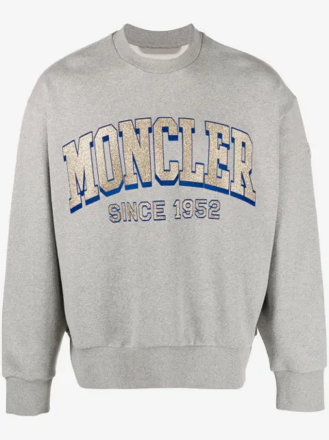 Moncler logo-print crew-neck jumper