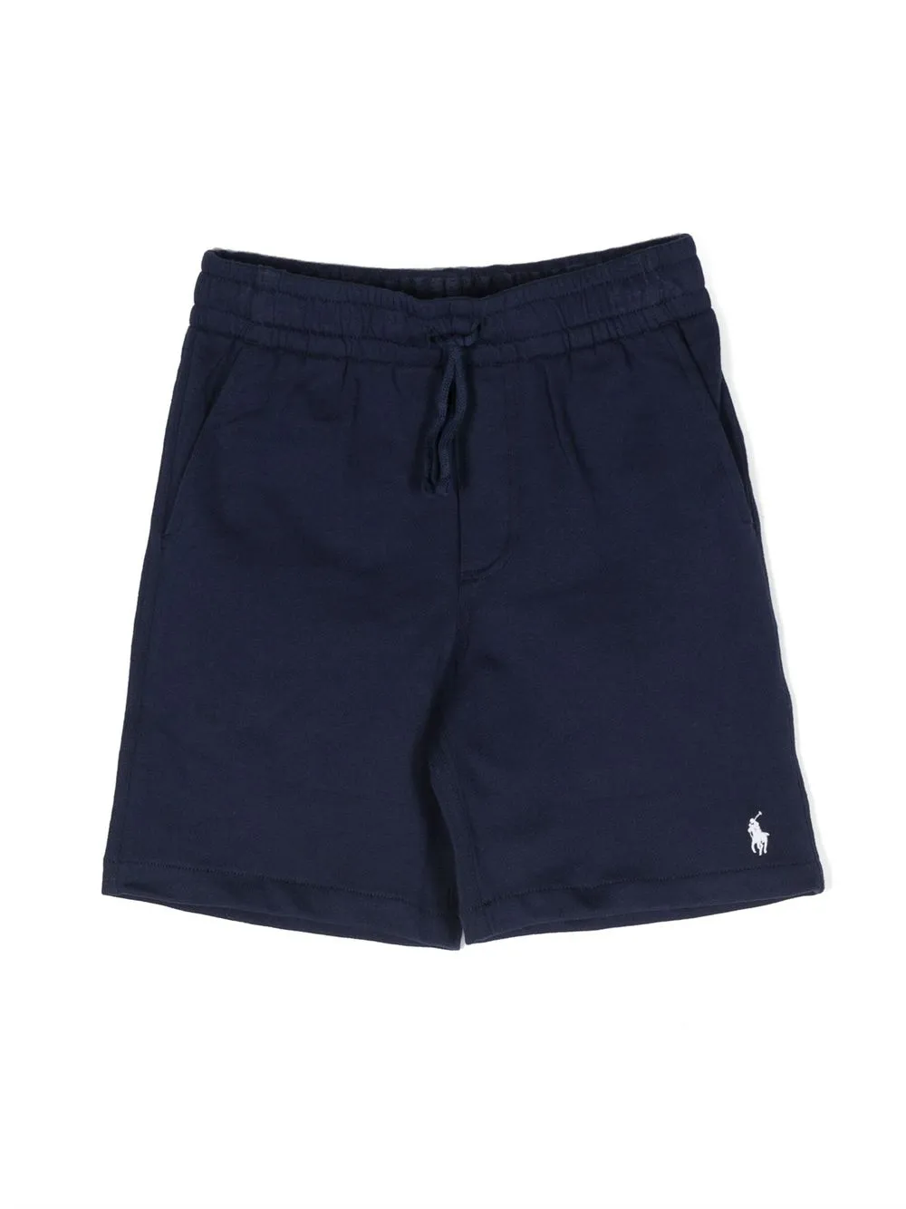 

Ralph Lauren Kids logo-embroidery track shorts - Blue