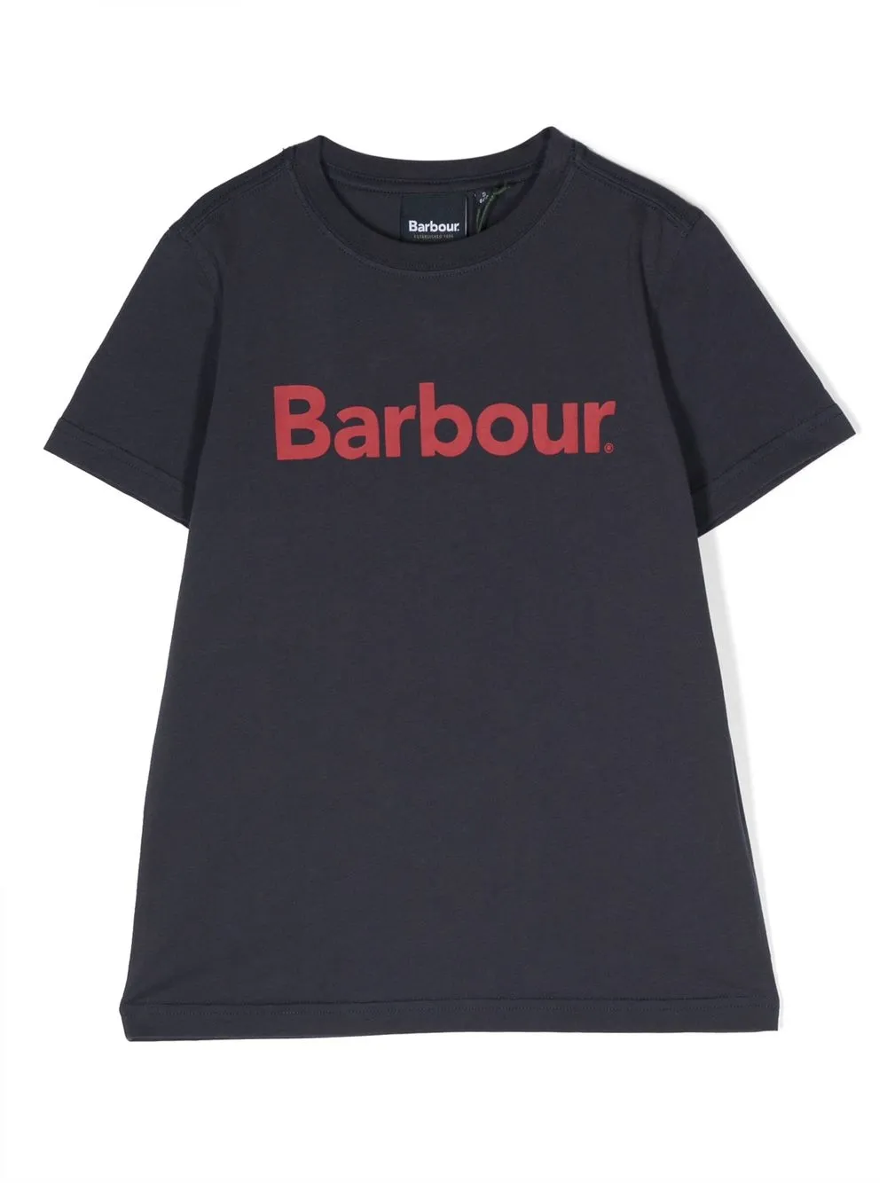 

Barbour Kids logo-print detail T-shirt - Blue