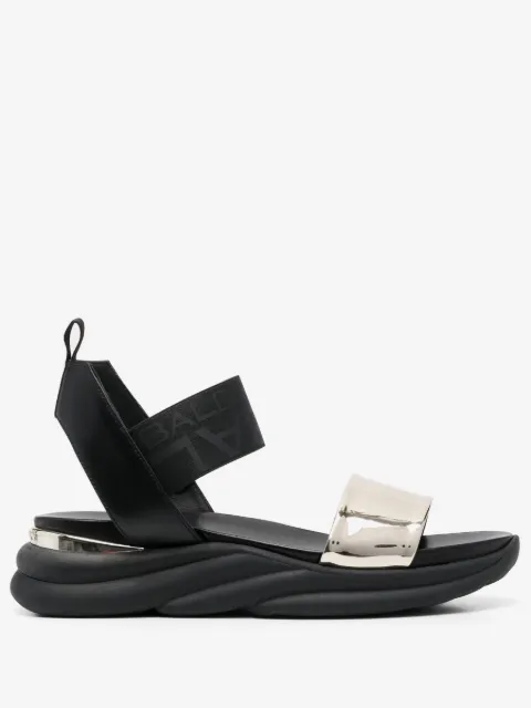 Baldinini metallic-strap detail sandals