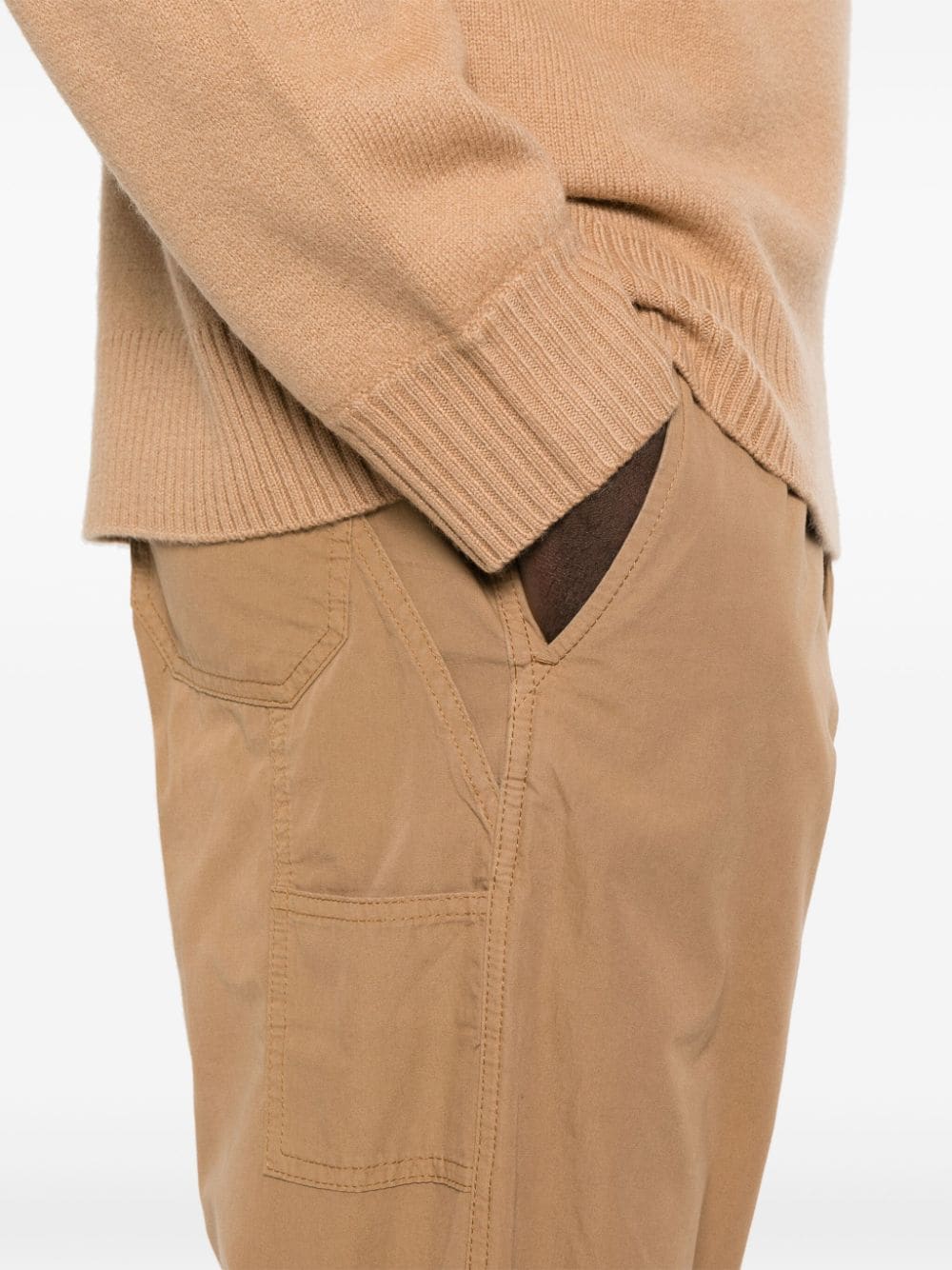 Shop Apc Chuck Straight-leg Trousers In Brown