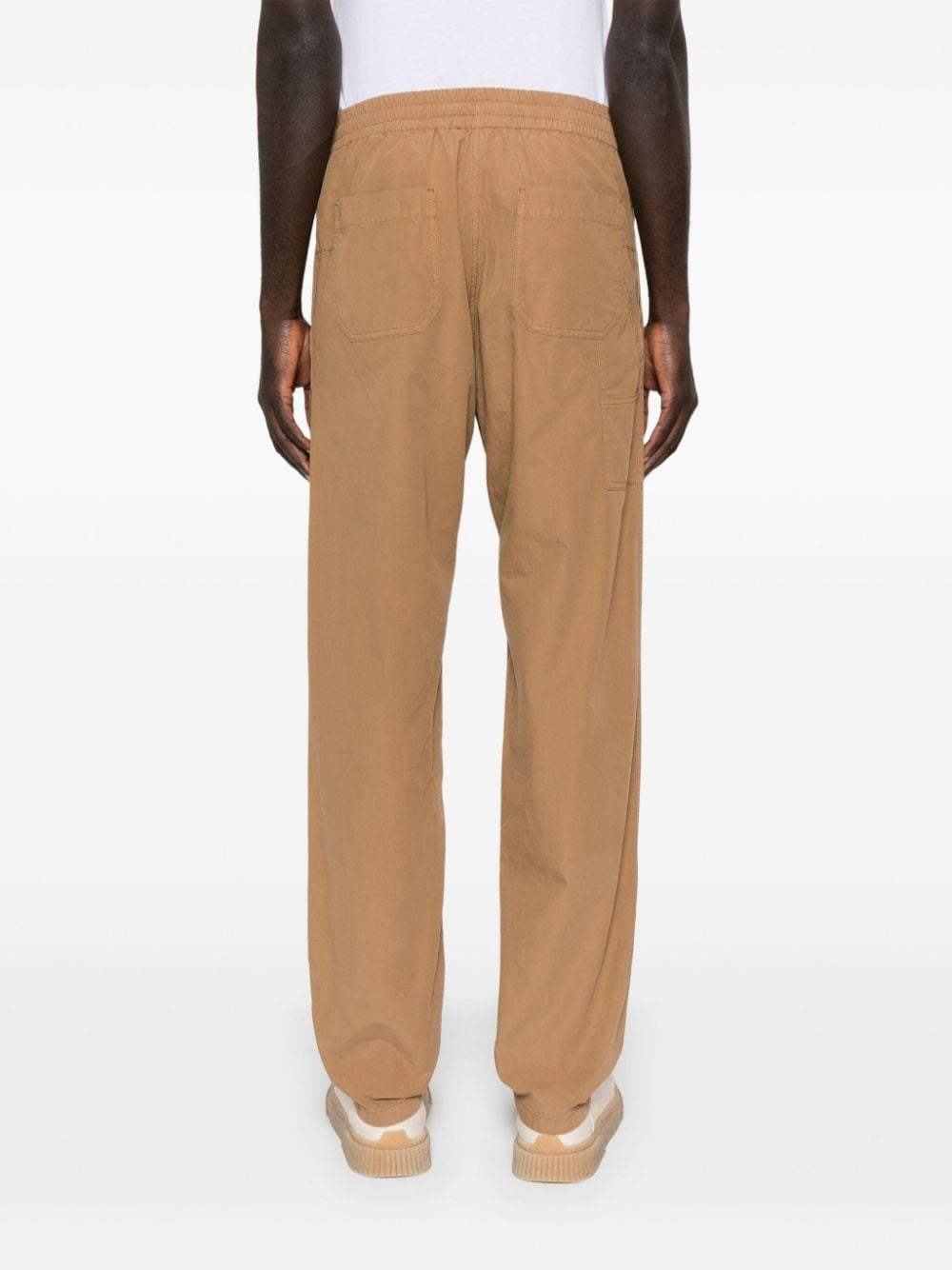 Shop Apc Chuck Straight-leg Trousers In Brown