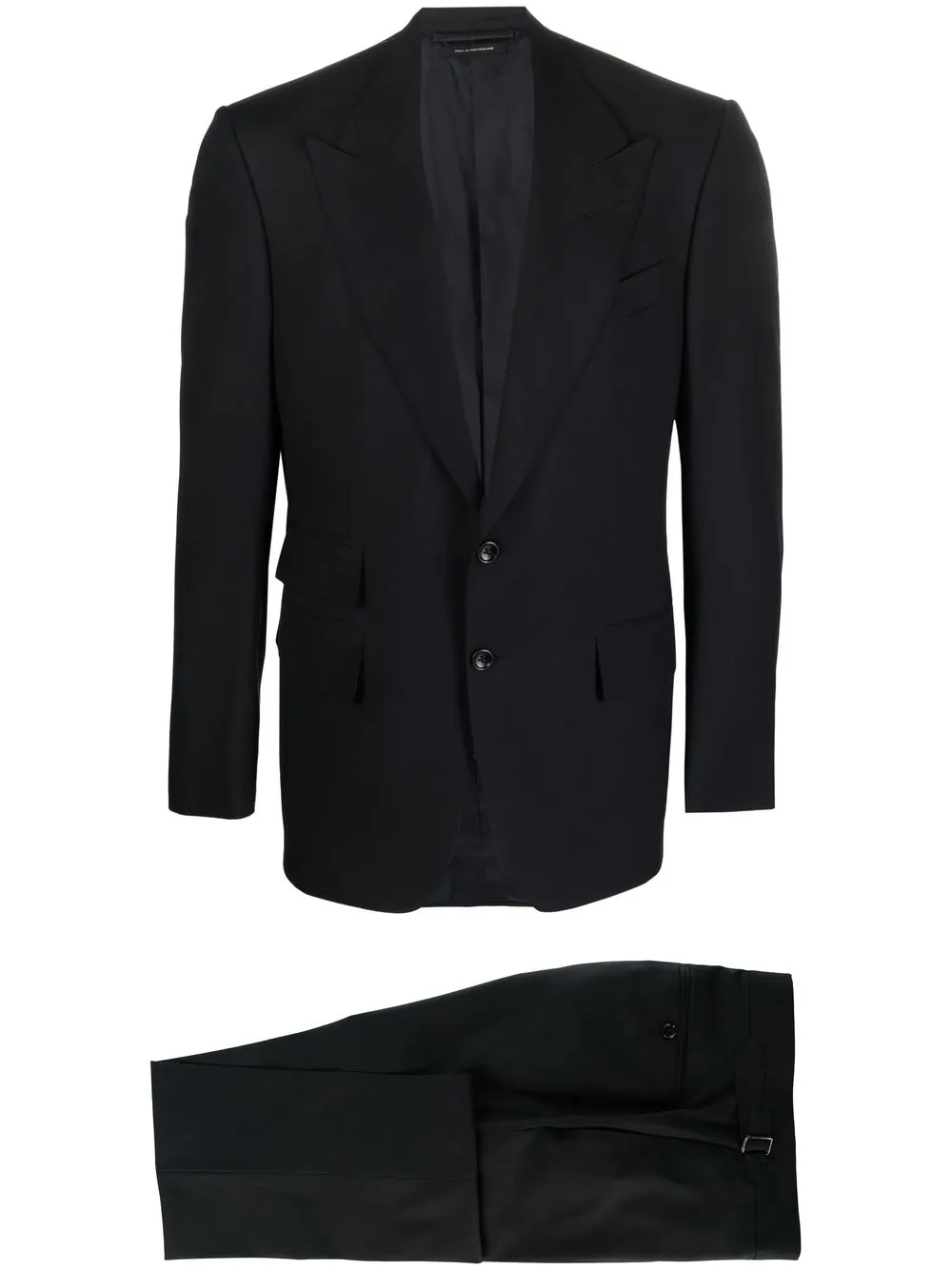 Tom Ford Tailored Wool Suit Set In Black